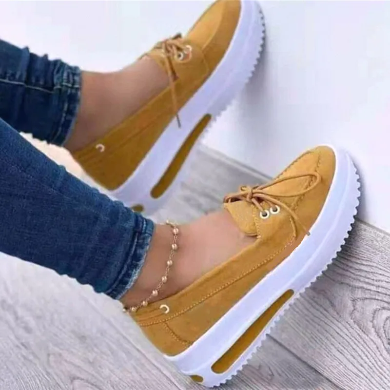 New Women Casual Shoes Lace Up Breathable Outdoor Walking Flats Shallow Mouth Solid Color Round Toe Loafers Cordones Zapatillas
New Women Casual Shoes Lace Up Breathable Outdoor Walking Flats Shallow Mouth Solid Color Round Toe Loafers Cordones Zapatillas
