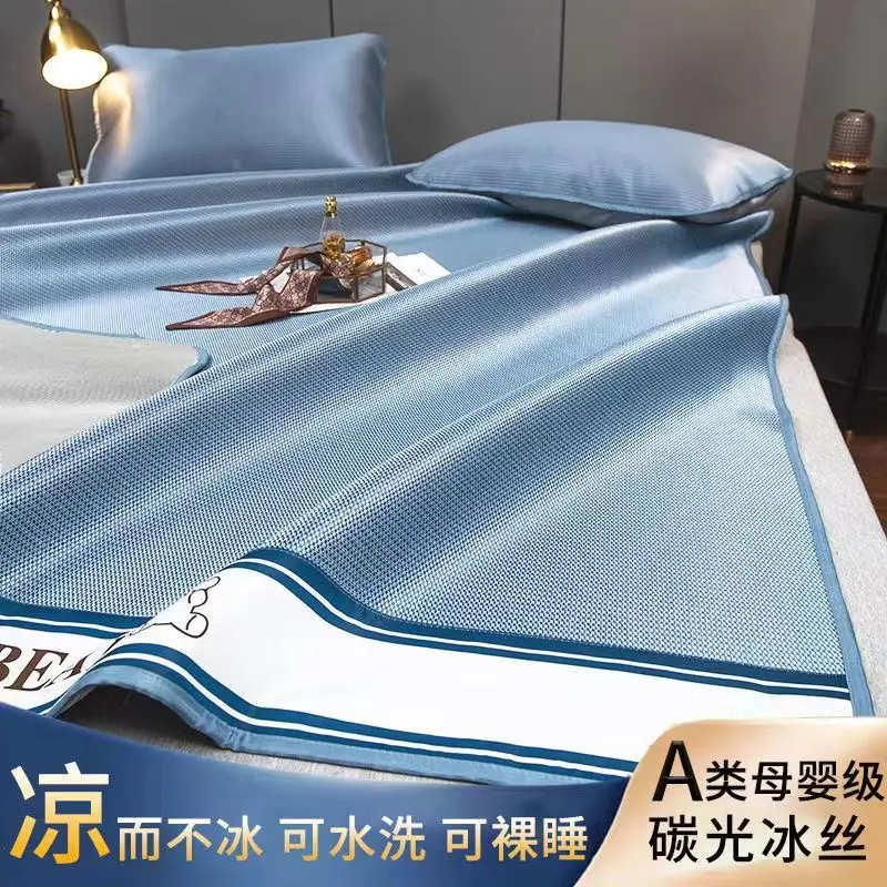 Home Textiles Easy-to-clean Printing Foldable Summer Cool Sleeping Mat Pillowcase Ice Silks Mattress Sheets for Household Use
Home Textiles Easy-to-clean Printing Foldable Summer Cool Sleeping Mat Pillowcase Ice Silks Mattress Sheets for Household Use