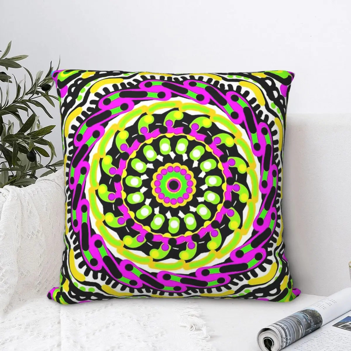 Mandala Art Design Polyester Cushion Cover Oriental Rug Home Office Decorative Washable Cojines Decorativos
Mandala Art Design Polyester Cushion Cover Oriental Rug Home Office Decorative Washable Cojines Decorativos