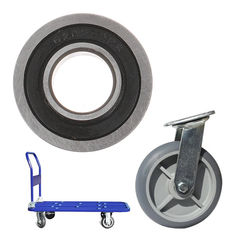 F6202 Wheelbarrow Bearing 16*35*11 mm For Push Truck Garden Trolley Garden Cart Wheel Flange Ball Bearings Accessories
F6202 Wheelbarrow Bearing 16*35*11 mm For Push Truck Garden Trolley Garden Cart Wheel Flange Ball Bearings Accessories