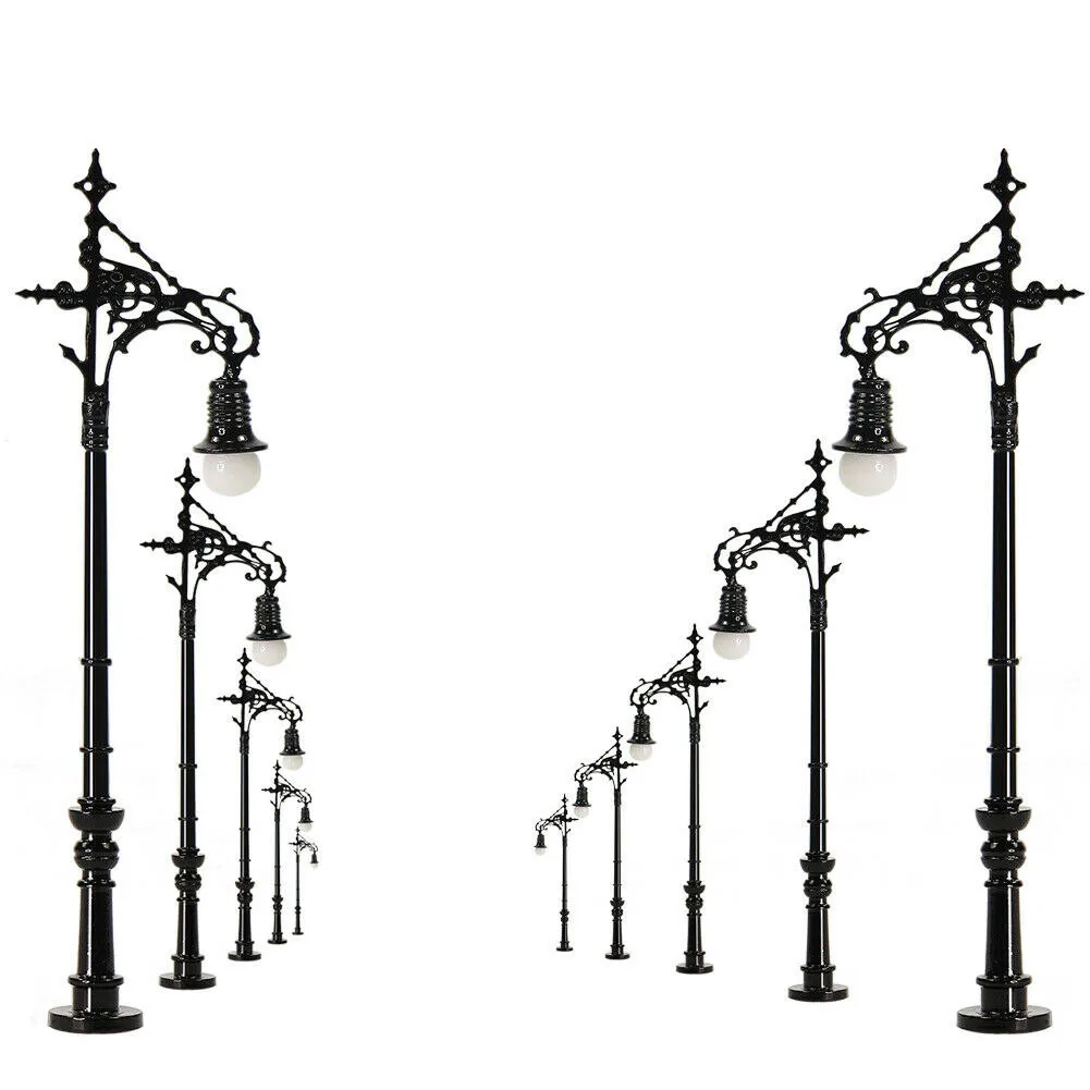 5Pieces Model Railway N Gauge Lamp 1:160 Street Lamp LED Light Model Train Railroad Decoration Building Landscape Accessory
5Pieces Model Railway N Gauge Lamp 1:160 Street Lamp LED Light Model Train Railroad Decoration Building Landscape Accessory