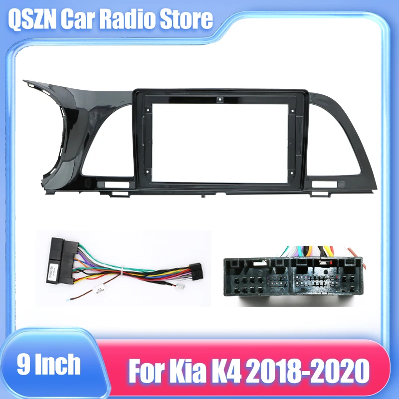 Автомобильный радиоприемник QSZN 2 Din для Kia K4 2018-2020, комплект стереоприборной панели, устанавливаемая отделка, лицевая панель, рамка для DVD
Автомобильный радиоприемник QSZN 2 Din для Kia K4 2018-2020, комплект стереоприборной панели, устанавливаемая отделка, лицевая панель, рамка для DVD