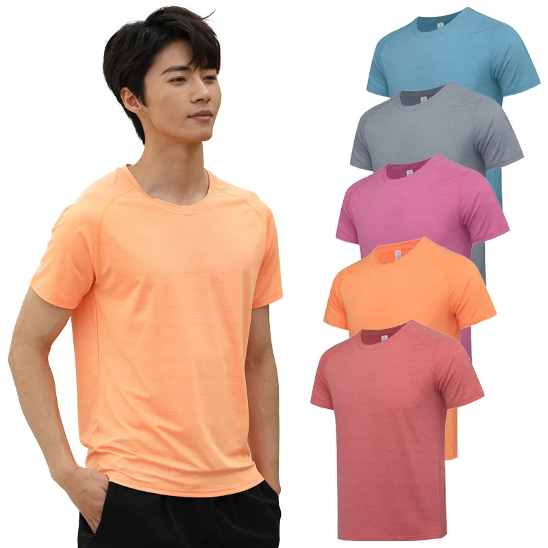 Men T-shirts Breathable Sports Shorts Sleeve Quick Dry Running Shirt Solid Color Comfort T-shirts Casual Jogging Sportswear Tee
Men T-shirts Breathable Sports Shorts Sleeve Quick Dry Running Shirt Solid Color Comfort T-shirts Casual Jogging Sportswear Tee