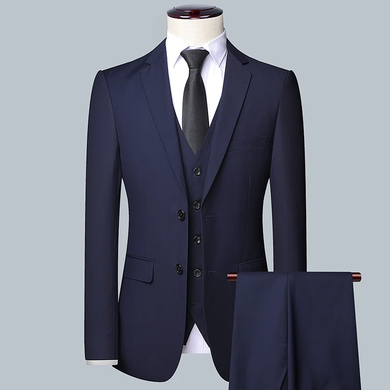 2023High-quality solid color (suit + vest + trousers) Men's business formal suit 3/2 business suit bridegroom and best man
2023High-quality solid color (suit + vest + trousers) Men's business formal suit 3/2 business suit bridegroom and best man