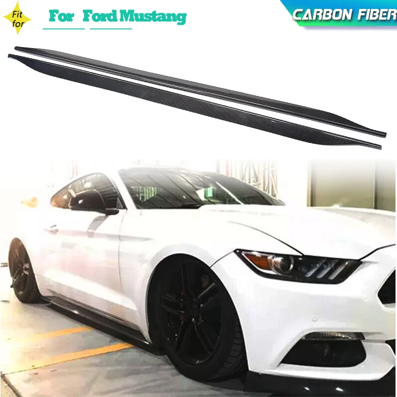 Боковые юбки из углеродного волокна, фартук для губ для Ford Mustang GT V6 V8 Coupe Base 2-Door 2015-2020, боковые юбки не Shelby
Боковые юбки из углеродного волокна, фартук для губ для Ford Mustang GT V6 V8 Coupe Base 2-Door 2015-2020, боковые юбки не Shelby