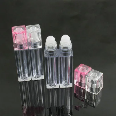 

wholesale 6.5ml Empty lipgloss roll on bottles lip balm containers eye cream bottles lip gloss tubes makeup refillable tubes