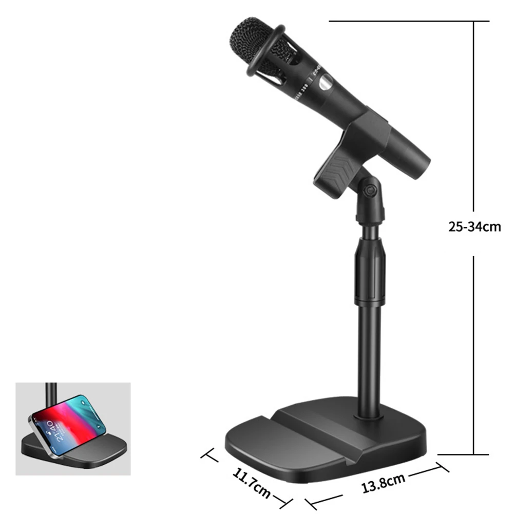 Adjustable Desktop Microphone Stand Holder Mic Clip Phone Bracket With Base For Meetings Music Making Mic Tablets Bracket
Adjustable Desktop Microphone Stand Holder Mic Clip Phone Bracket With Base For Meetings Music Making Mic Tablets Bracket