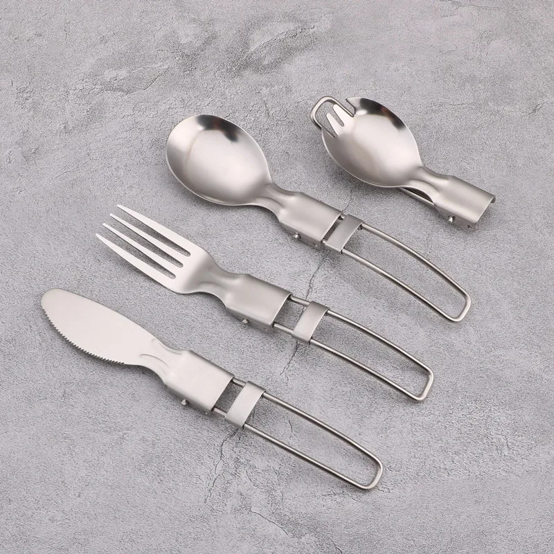 304 Stainless Steel Folding Spoon Knife and Fork Salad Spoon Outdoor Camping Portable Tableware Folding Chopsticks Fork Spoon
304 Stainless Steel Folding Spoon Knife and Fork Salad Spoon Outdoor Camping Portable Tableware Folding Chopsticks Fork Spoon