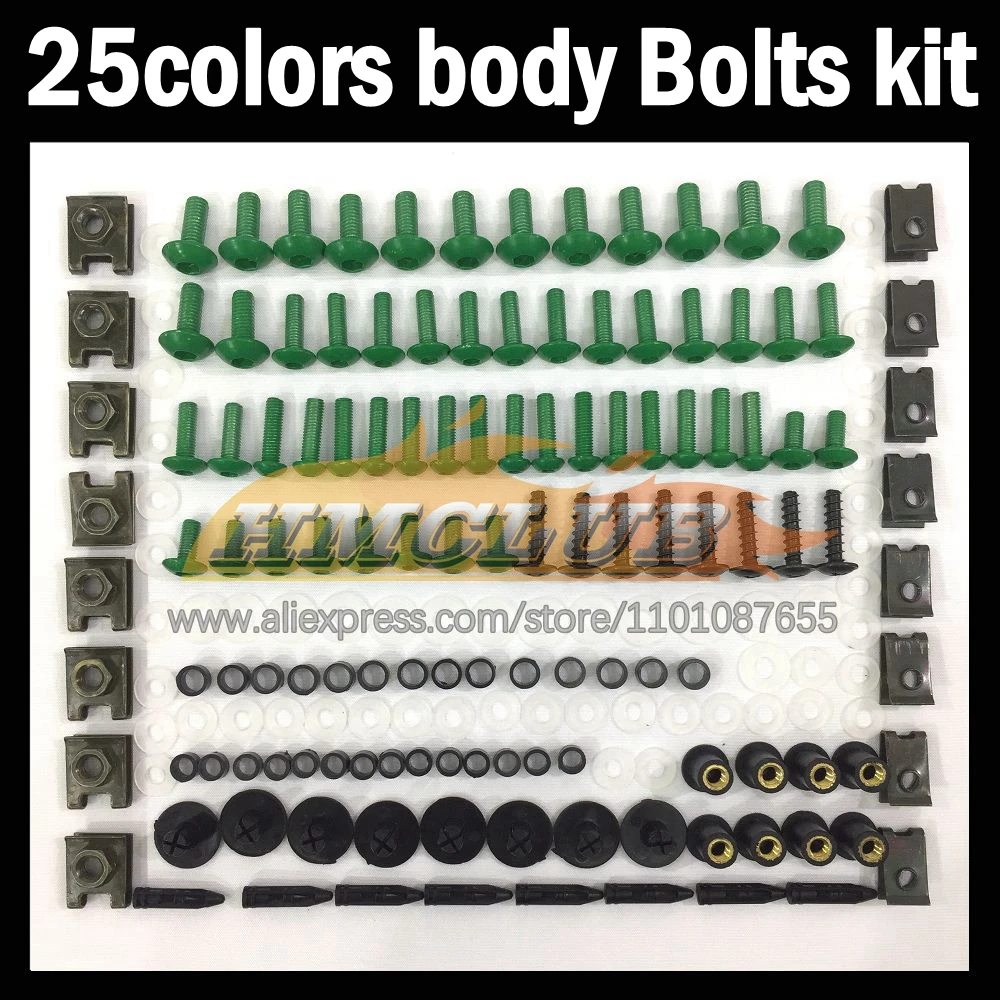268ps Full Screws Kit Body bolt For YAMAHA YZF1000R Thunderace YZF 1000R 1996 1997 1998 99 00 01 02 03 Fairing bolts screw NutS
268ps Full Screws Kit Body bolt For YAMAHA YZF1000R Thunderace YZF 1000R 1996 1997 1998 99 00 01 02 03 Fairing bolts screw NutS