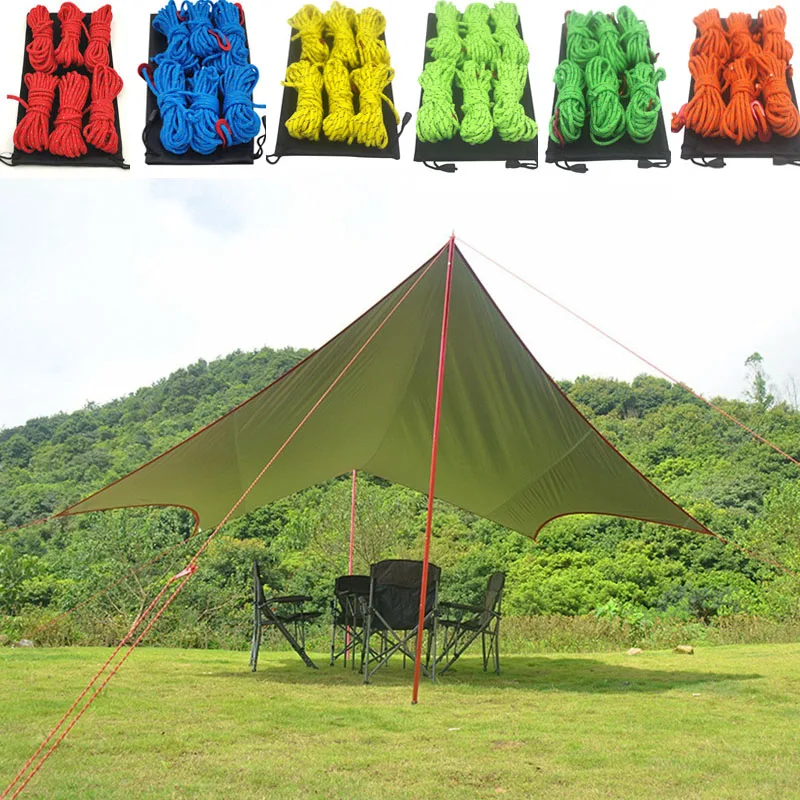 6PCS 400*0.4CM Reflective Paracord Tent Cord Rope Camping Awning Rope Runner Guy Line Sports Hiking Outdoor Rope
6PCS 400*0.4CM Reflective Paracord Tent Cord Rope Camping Awning Rope Runner Guy Line Sports Hiking Outdoor Rope