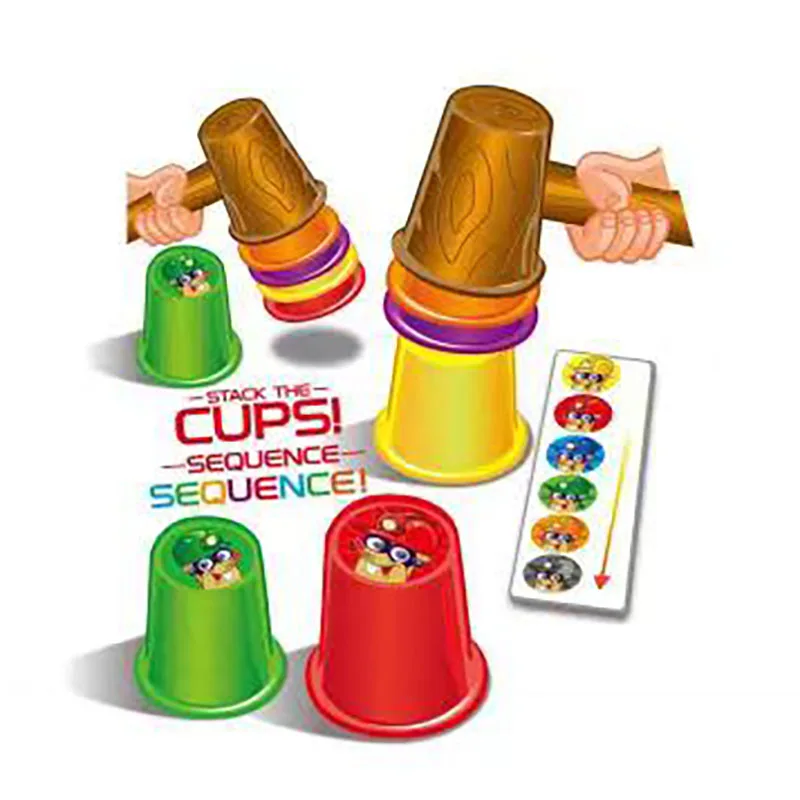 Stacking Mole Cups According to Cards Game Toys for Kids Aged 4 5 6+, Family Board Game Toys for Children
Stacking Mole Cups According to Cards Game Toys for Kids Aged 4 5 6+, Family Board Game Toys for Children