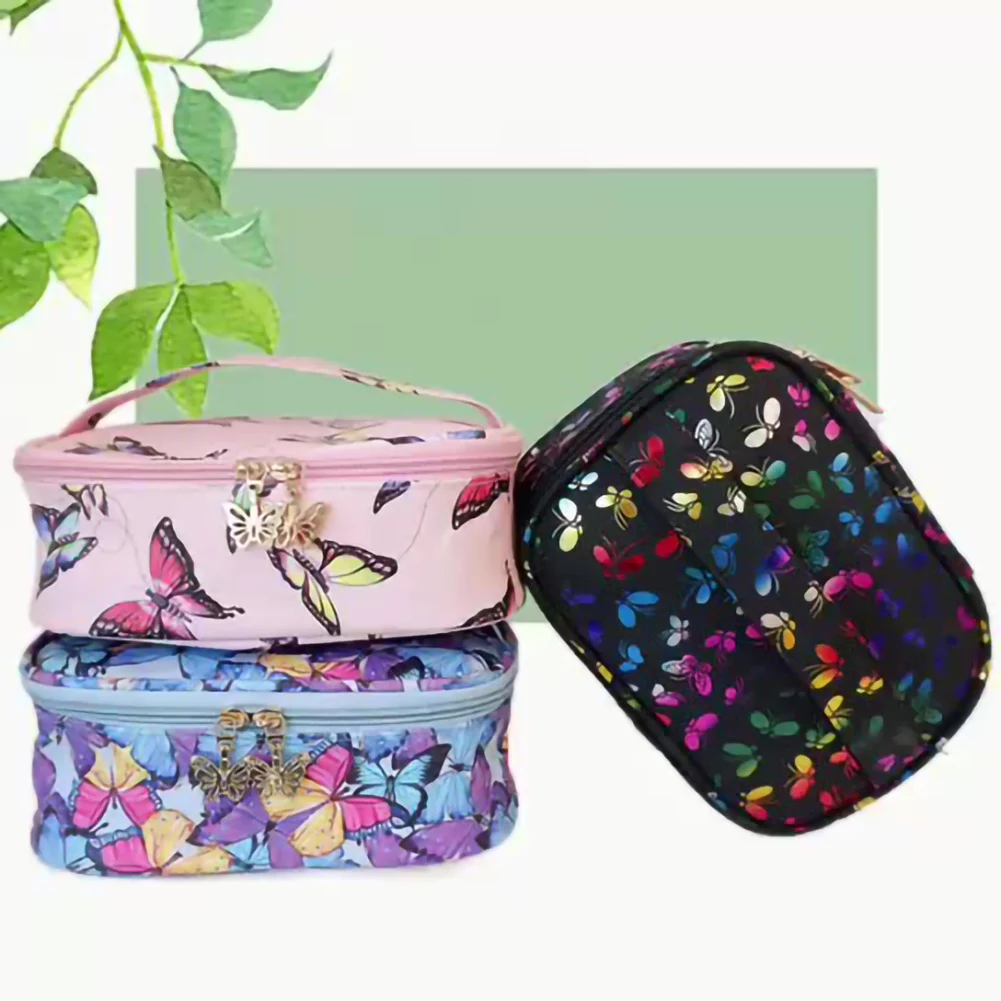 Женская косметичка из искусственной кожи с принтом бабочки, Женская водонепроницаемая переносная дорожная сумка-Органайзер на молнии, кос...
Женская косметичка из искусственной кожи с принтом бабочки, Женская водонепроницаемая переносная дорожная сумка-Органайзер на молнии, кос...