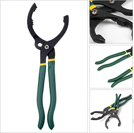 10inch12inch Universal Oil Filter Pliers Wrench - Automotive Repair Tool for Removing and Installing Cartridge Oil Filters
10inch12inch Universal Oil Filter Pliers Wrench - Automotive Repair Tool for Removing and Installing Cartridge Oil Filters