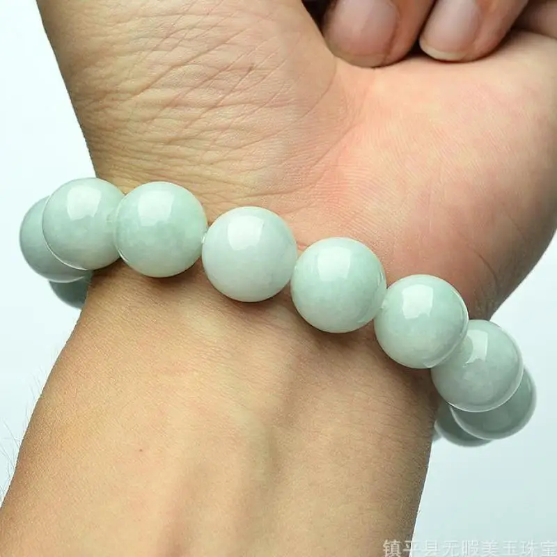 Natural Jadeite 13mm Beads Elastic Bracelet Jade Round Necklace Jewellery Accessories Handmade Diy Man Woman Luck Amulet Gifts
Natural Jadeite 13mm Beads Elastic Bracelet Jade Round Necklace Jewellery Accessories Handmade Diy Man Woman Luck Amulet Gifts