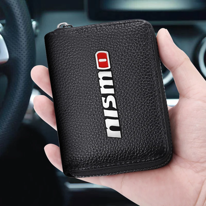 Car Logo Styling Wallet Driver License Business Card Holder For Nismo Logo R34 GTR Nissan Tiida Sylphy Teana X-trail 1 2 Qashqa
Car Logo Styling Wallet Driver License Business Card Holder For Nismo Logo R34 GTR Nissan Tiida Sylphy Teana X-trail 1 2 Qashqa