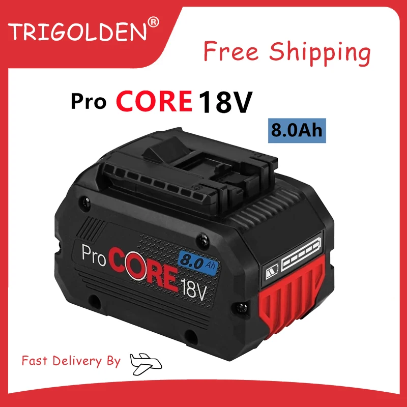18V 8000mAh Procore replacement battery for Bosch 18V Professional System Cordless Tools BAT609 BAT618 GBA18V80 21700 cell
18V 8000mAh Procore replacement battery for Bosch 18V Professional System Cordless Tools BAT609 BAT618 GBA18V80 21700 cell
