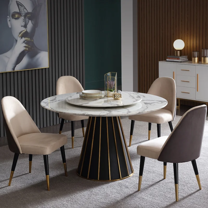Marble Dining Room Table Modern Light Luxury Round Home Italian Minimalist Table And Chair Combination Creative Furniture House
Marble Dining Room Table Modern Light Luxury Round Home Italian Minimalist Table And Chair Combination Creative Furniture House