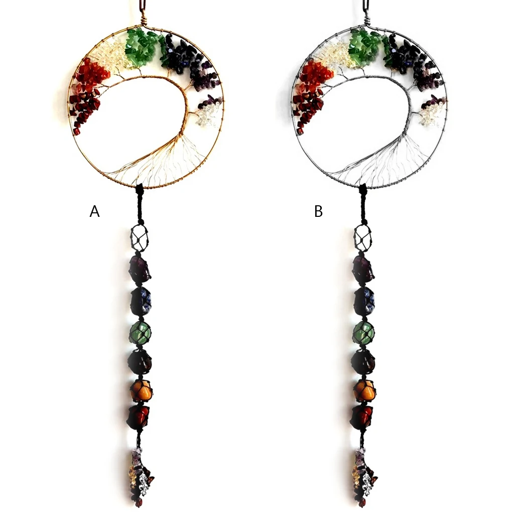 Crystals Stones Handmade Hanging Decoration DIY Pendant Wall-mounted Presents Household Ornament Accessories for Office Car 
Crystals Stones Handmade Hanging Decoration DIY Pendant Wall-mounted Presents Household Ornament Accessories for Office Car