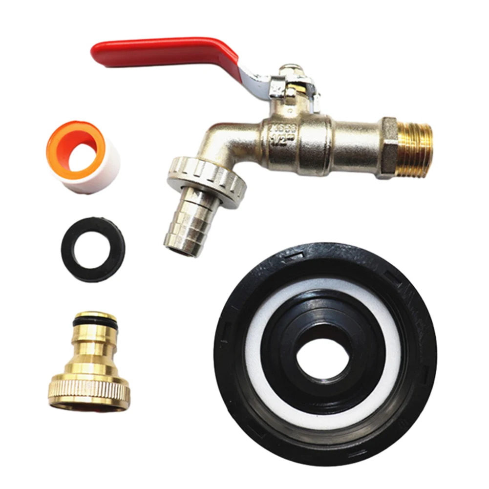 IBC Brass Faucet Brass Pacifier Reliable IBC Tank Accessories S60x6 Brass Container Adapter and 1/2inch Valve Hose Connector
IBC Brass Faucet Brass Pacifier Reliable IBC Tank Accessories S60x6 Brass Container Adapter and 1/2inch Valve Hose Connector