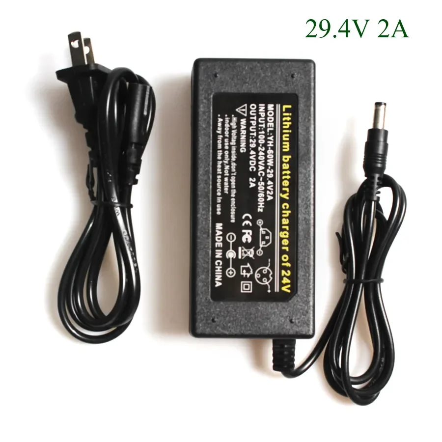 2023New H D S N H High Quality 29.4V 2A Electric Bike Lithium Battery Charger For 24V 2A Lithium Battery Pack RCA Plug Connector
2023New H D S N H High Quality 29.4V 2A Electric Bike Lithium Battery Charger For 24V 2A Lithium Battery Pack RCA Plug Connector