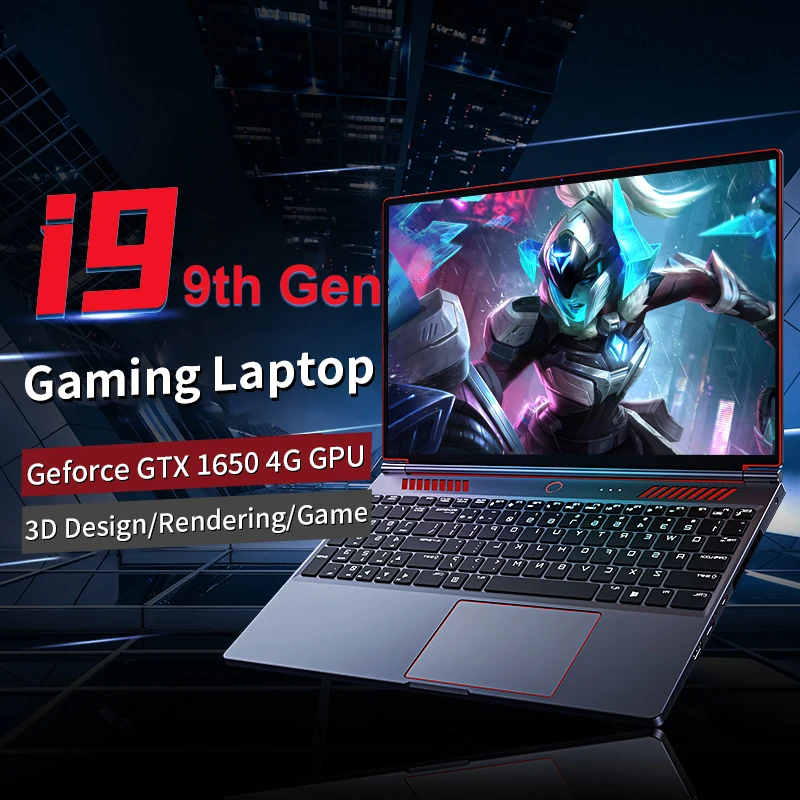Игровой ноутбук Intel Core игровой ПК Nvidia Geforce GTX 1650 4G GPU компьютер ОЗУ 16 Гб/32 ГБ