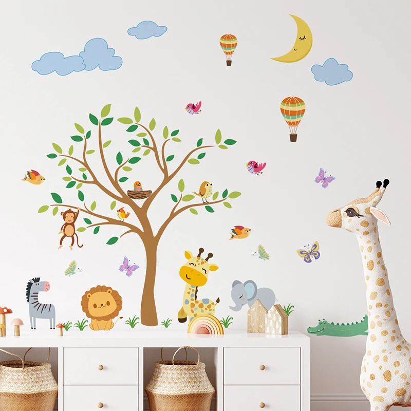 2Pcs/Lot Animal Outing Cartoon Type Decorative Wallpaper Children's Room Hot Wall Stickers Made Of PVC Material
2Pcs/Lot Animal Outing Cartoon Type Decorative Wallpaper Children's Room Hot Wall Stickers Made Of PVC Material