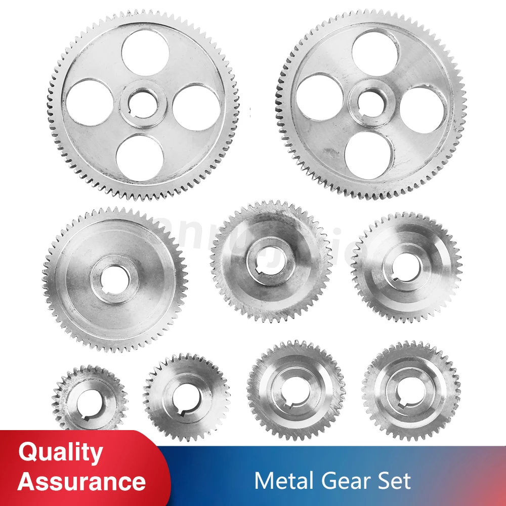 9pcs Metal Change Gear Set for Craftex CX704 Grizzly G8688 Compact 9 JET BD-6 BD-X7 BD-7 Lathe Spares Parts Metric
9pcs Metal Change Gear Set for Craftex CX704 Grizzly G8688 Compact 9 JET BD-6 BD-X7 BD-7 Lathe Spares Parts Metric