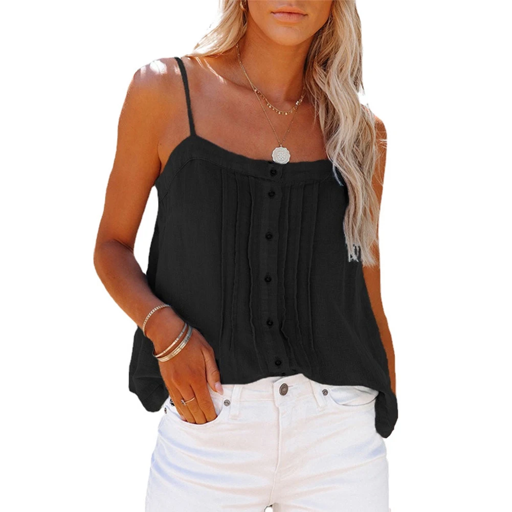 Fashion Daily Vacation Women Tops Vest Loose Outerwear Sexy Sleeveless Soft Solid Square Neck Beach Summer Blouse
Fashion Daily Vacation Women Tops Vest Loose Outerwear Sexy Sleeveless Soft Solid Square Neck Beach Summer Blouse