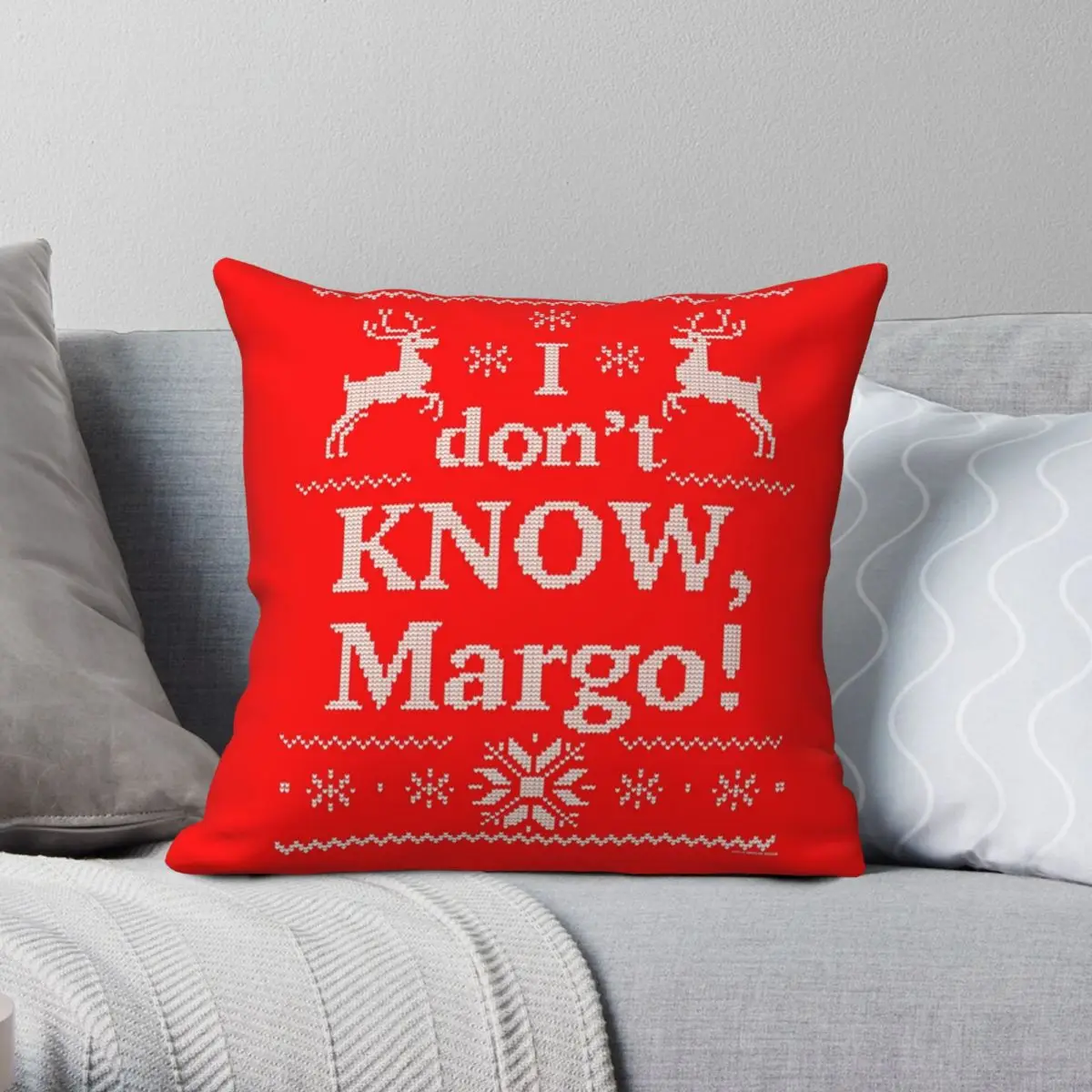 Christmas Vacation I Don't KNOW Margo Square Pillowcase Polyester Velvet Zip Decor Throw Pillow Case Car Cushion Cover
Christmas Vacation I Don't KNOW Margo Square Pillowcase Polyester Velvet Zip Decor Throw Pillow Case Car Cushion Cover