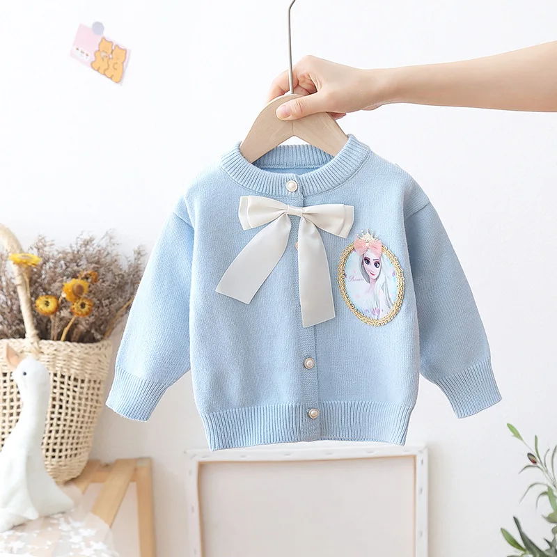 Girls Knit Cardigan Solid Color New Bow Knot Korean Jacket Toddler Girl Cardigan Baby Sweater Knitted Sweater
Girls Knit Cardigan Solid Color New Bow Knot Korean Jacket Toddler Girl Cardigan Baby Sweater Knitted Sweater