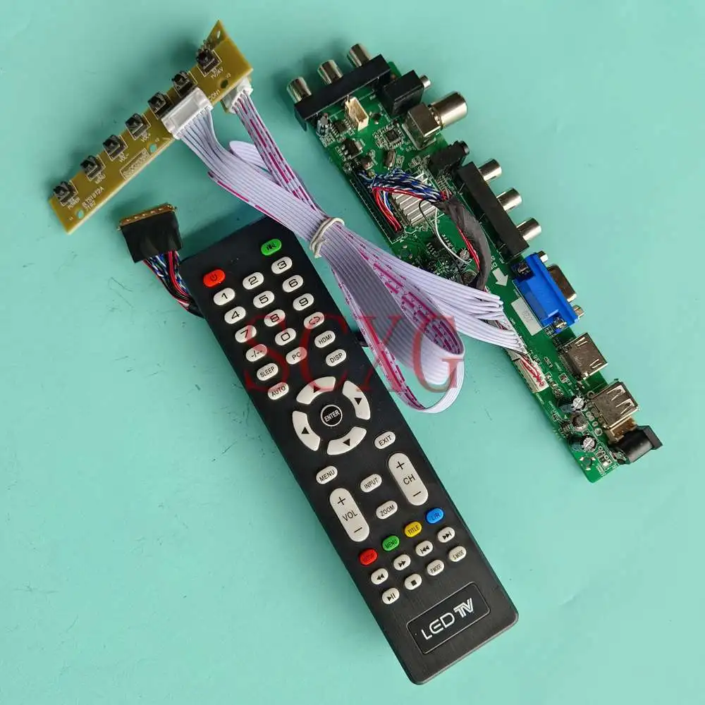 Fit B156XW03 V2 Digital Signal DVB USB AV VGA HDMI-Compatible LED Panel 1366 768 15.6" LVDS 40 Pin LCD Driver Control Board Kit
Fit B156XW03 V2 Digital Signal DVB USB AV VGA HDMI-Compatible LED Panel 1366 768 15.6" LVDS 40 Pin LCD Driver Control Board Kit