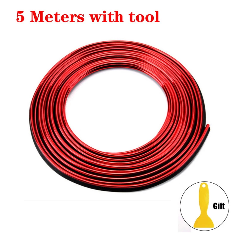 5M/1M Car Moulding Decoration Flexible Strips Balck Red Car Cover Trim Dashboard Interior Auto Mouldings Door Edgein
5M/1M Car Moulding Decoration Flexible Strips Balck Red Car Cover Trim Dashboard Interior Auto Mouldings Door Edgein