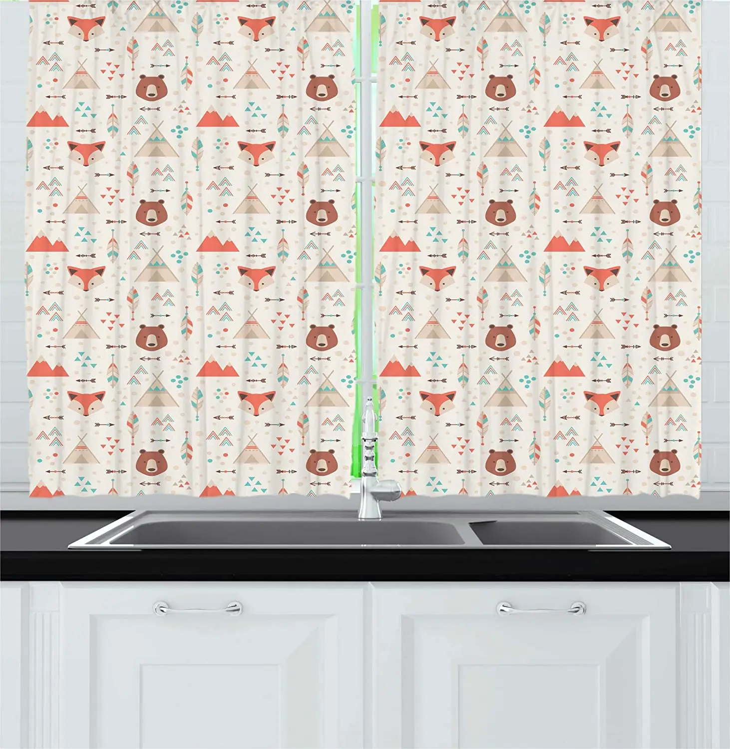 Mexican Sugar Skull with Tacos and Chili Pepper November 2nd Colorful Art Window Drapes for Kitchen Bedroom Cafe Window Curtains
Mexican Sugar Skull with Tacos and Chili Pepper November 2nd Colorful Art Window Drapes for Kitchen Bedroom Cafe Window Curtains