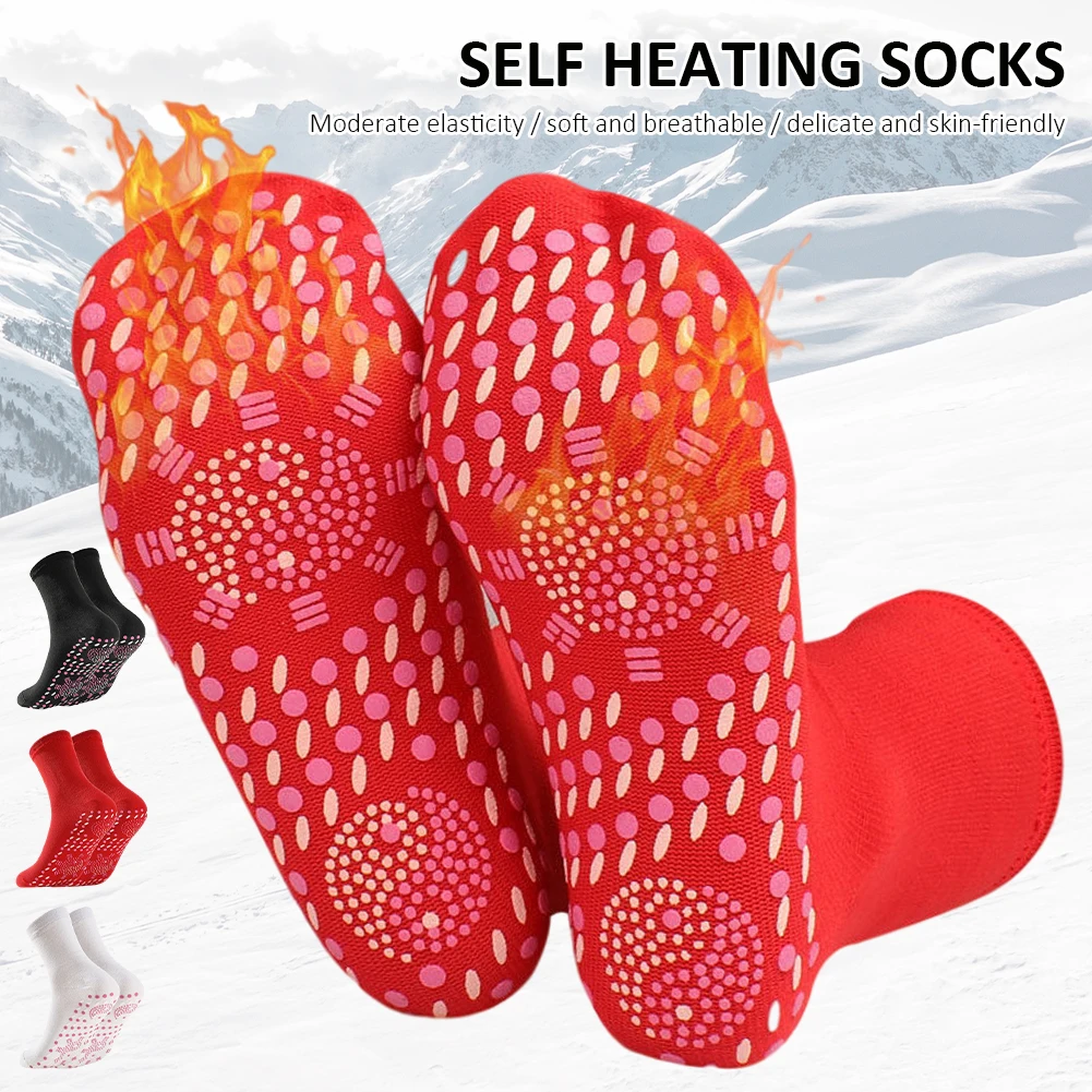 1Pair Self Heating Socks Winter Warm Massage Socks Anti-Fatigue Heat Insulated Thermal Socks for Hiking Camping Cycling
1Pair Self Heating Socks Winter Warm Massage Socks Anti-Fatigue Heat Insulated Thermal Socks for Hiking Camping Cycling