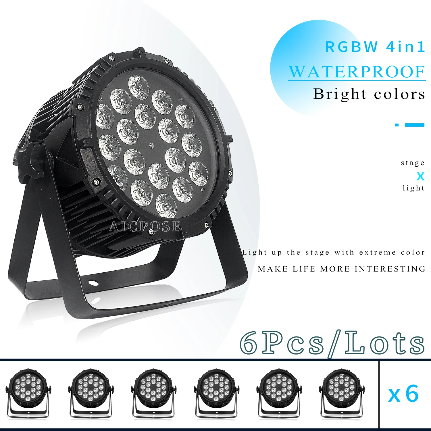 6 шт./Лот 18x12 Вт RGBWA УФ светодиодный 6 в 1 Par Светильник наружный водонепроницаемый профессиональный сценический свет DMX512 управление для дидже...
6 шт./Лот 18x12 Вт RGBWA УФ светодиодный 6 в 1 Par Светильник наружный водонепроницаемый профессиональный сценический свет DMX512 управление для дидже...