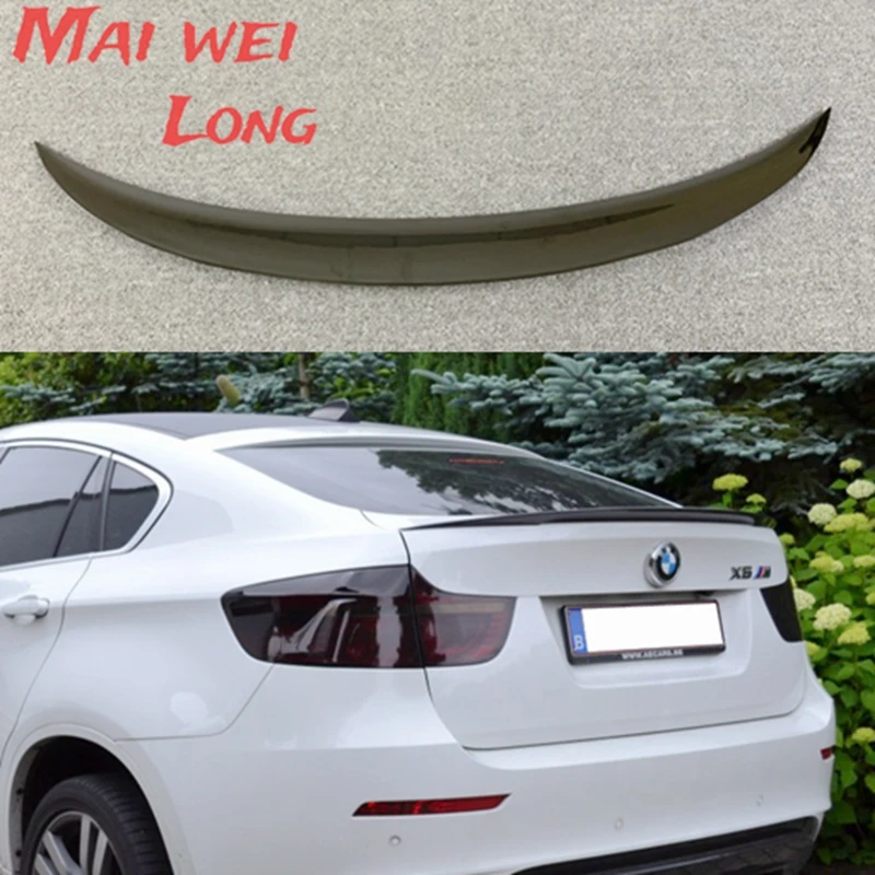 Car Styling ABS X6 E71 Rear Spoiler Trunk Wing for BMW X6 E71 M-Performance Style 
Car Styling ABS X6 E71 Rear Spoiler Trunk Wing for BMW X6 E71 M-Performance Style