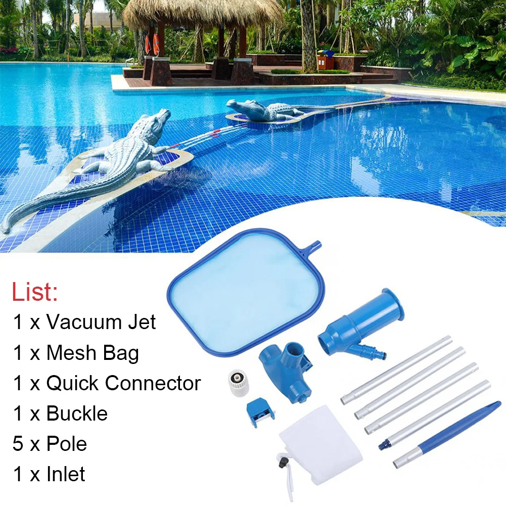 Swimming Pool Vacuum Cleaner Cleaning Disinfect Tool Suction Head Pond Fountain Spa Pool Vacuum Cleaner Brush with Handle
Swimming Pool Vacuum Cleaner Cleaning Disinfect Tool Suction Head Pond Fountain Spa Pool Vacuum Cleaner Brush with Handle