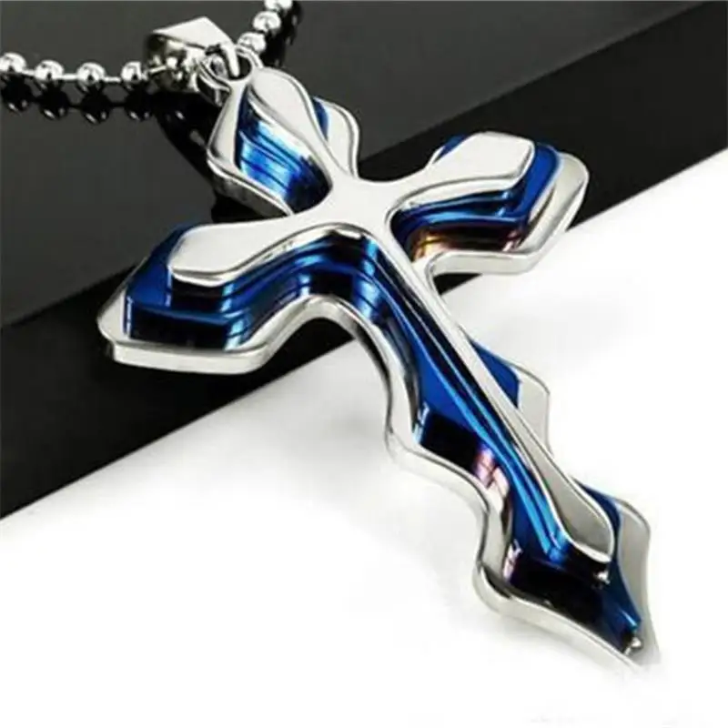sheishow Simple Double Layers Cross Pendants Necklaces For Men Multicolor Stainless Steel Neck Chain Religious Unisex Jewelry
sheishow Simple Double Layers Cross Pendants Necklaces For Men Multicolor Stainless Steel Neck Chain Religious Unisex Jewelry