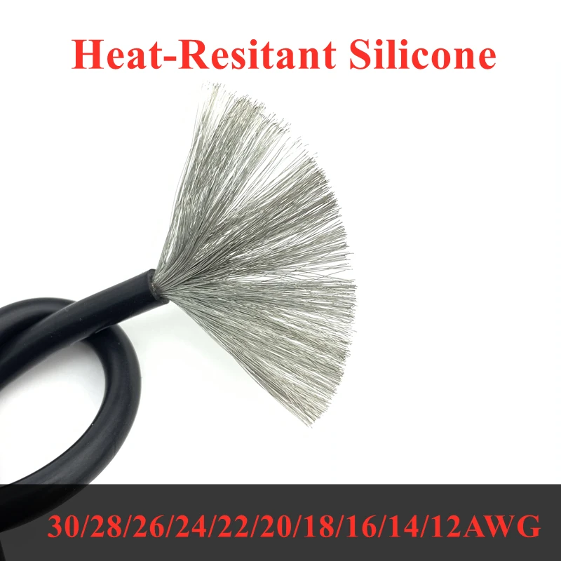 5M/10M Heat-resistant cable 30 28 26 24 22 20 18 17 16 15 14 13 12 AWG Ultra Soft Silicone Wire High Temperature Flexible Copper
5M/10M Heat-resistant cable 30 28 26 24 22 20 18 17 16 15 14 13 12 AWG Ultra Soft Silicone Wire High Temperature Flexible Copper