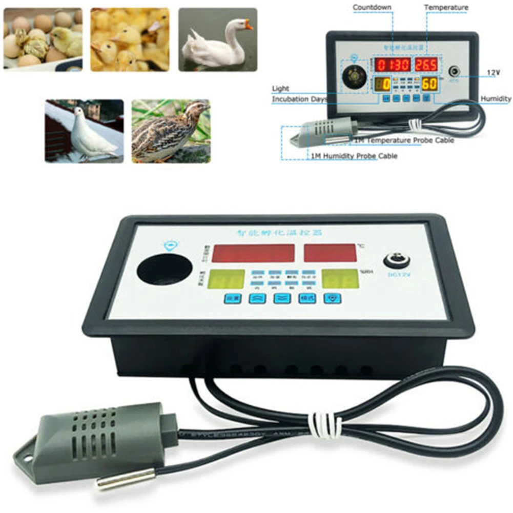 Automatic Egg Turning Incubator Thermostat 12V Intelligent Incubator Thermostat 110℃ Chicken Duck Goose Eggs ZFX-W9002
Automatic Egg Turning Incubator Thermostat 12V Intelligent Incubator Thermostat 110℃ Chicken Duck Goose Eggs ZFX-W9002