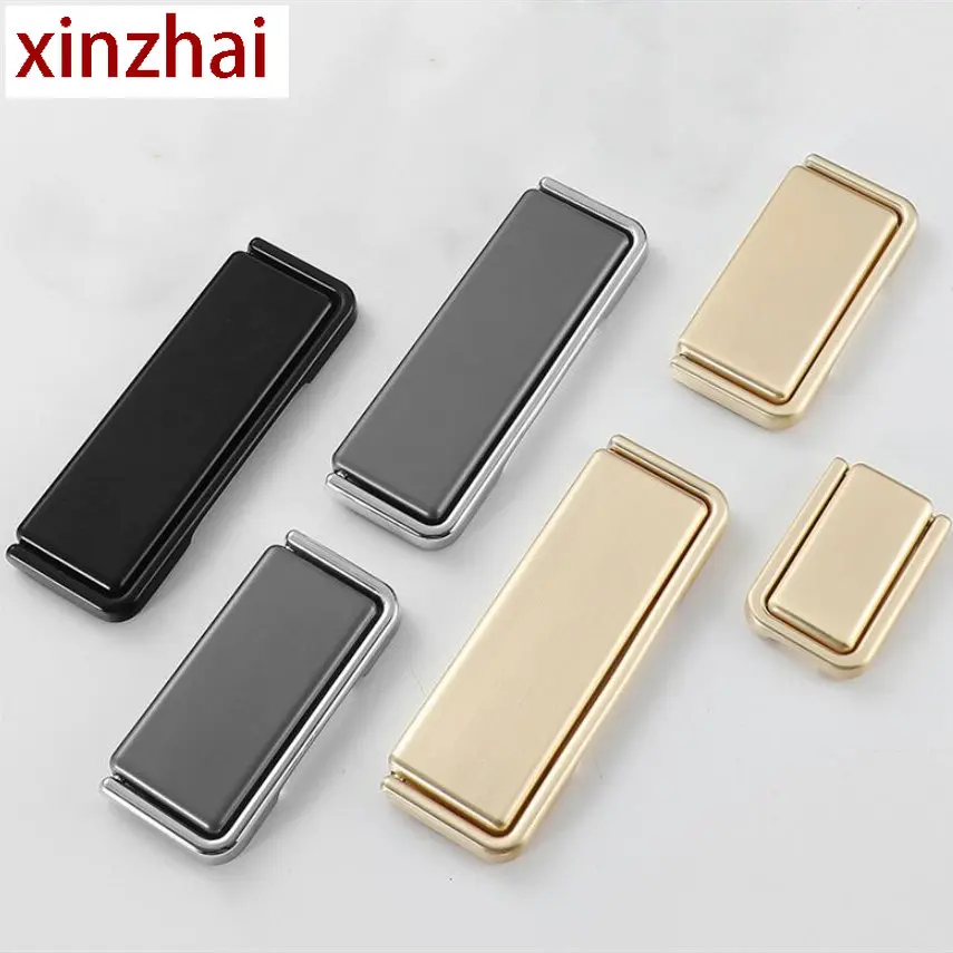 Gold Concealed Buckle Drawer Handles Zinc alloy Invisible Cabinet Handles Drawer Knobs Punch-free Flat Handle Hardware
Gold Concealed Buckle Drawer Handles Zinc alloy Invisible Cabinet Handles Drawer Knobs Punch-free Flat Handle Hardware
