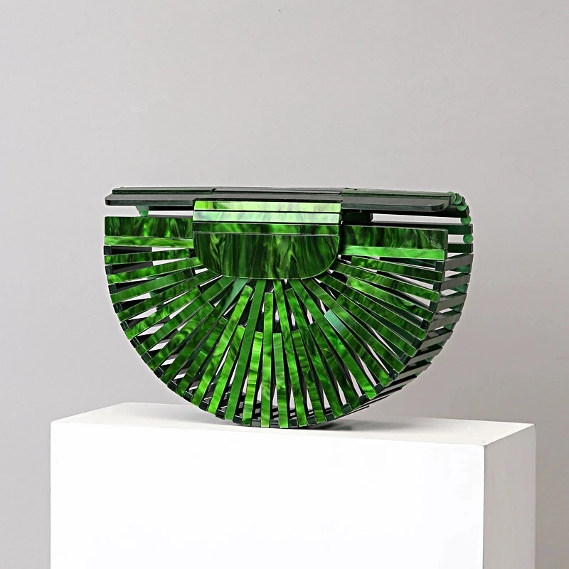 Women's Luxury Creative Handbag Hollow Clutch Purses Bead Chain Design Evening Bags Vacation Beach Bamboo Basket Bag
Women's Luxury Creative Handbag Hollow Clutch Purses Bead Chain Design Evening Bags Vacation Beach Bamboo Basket Bag