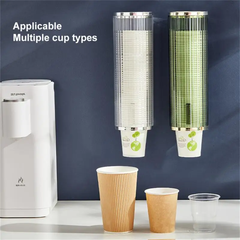 

For 5-7.5cm Caliber Cup Storage Rac Light Luxury Paper Cup Holder Dust-proof Anti-dust Plastic Water Dispenser Cup Holde 1piece
