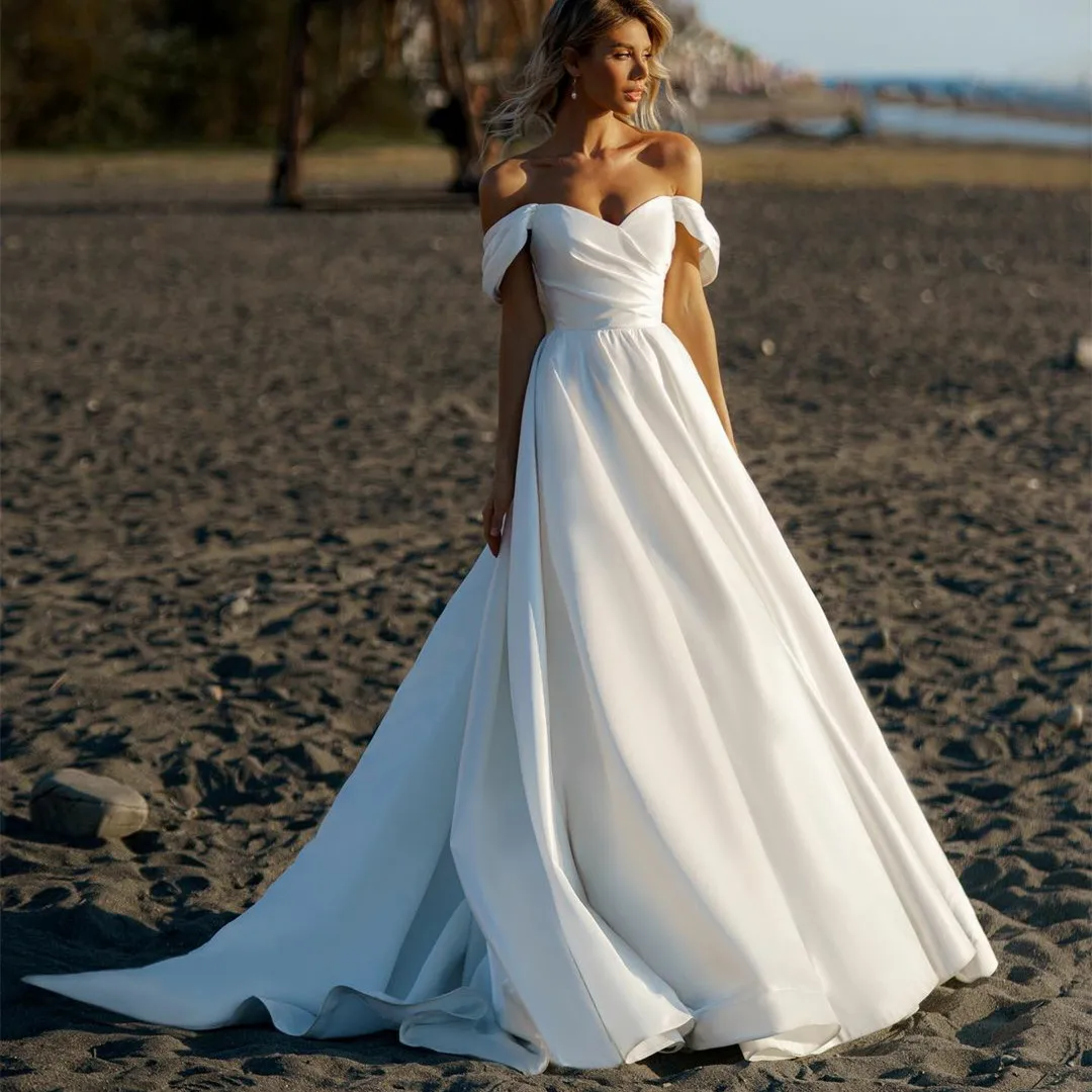 Элегантные длинные тюлевые свадебные платья в стиле бохо с открытыми плечами и шлейфом, корсет с открытой спиной, ТРАПЕЦИЕВИДНОЕ свадебное ...
Элегантные длинные тюлевые свадебные платья в стиле бохо с открытыми плечами и шлейфом, корсет с открытой спиной, ТРАПЕЦИЕВИДНОЕ свадебное ...