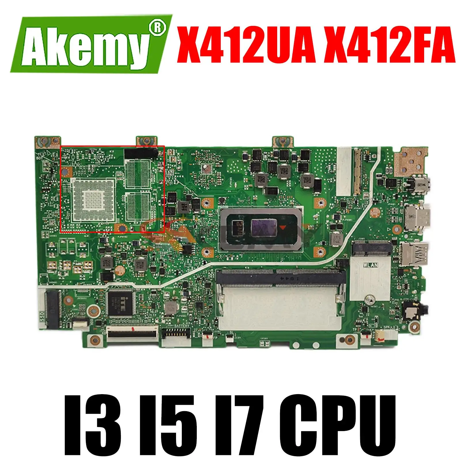 X412UA X412FA Motherboard I3 I5 I7 CPU UMA for ASUS X412UB X412UJ X412UL X412U A412U F412U X412FA Laptop Motherboard Mainboard
X412UA X412FA Motherboard I3 I5 I7 CPU UMA for ASUS X412UB X412UJ X412UL X412U A412U F412U X412FA Laptop Motherboard Mainboard