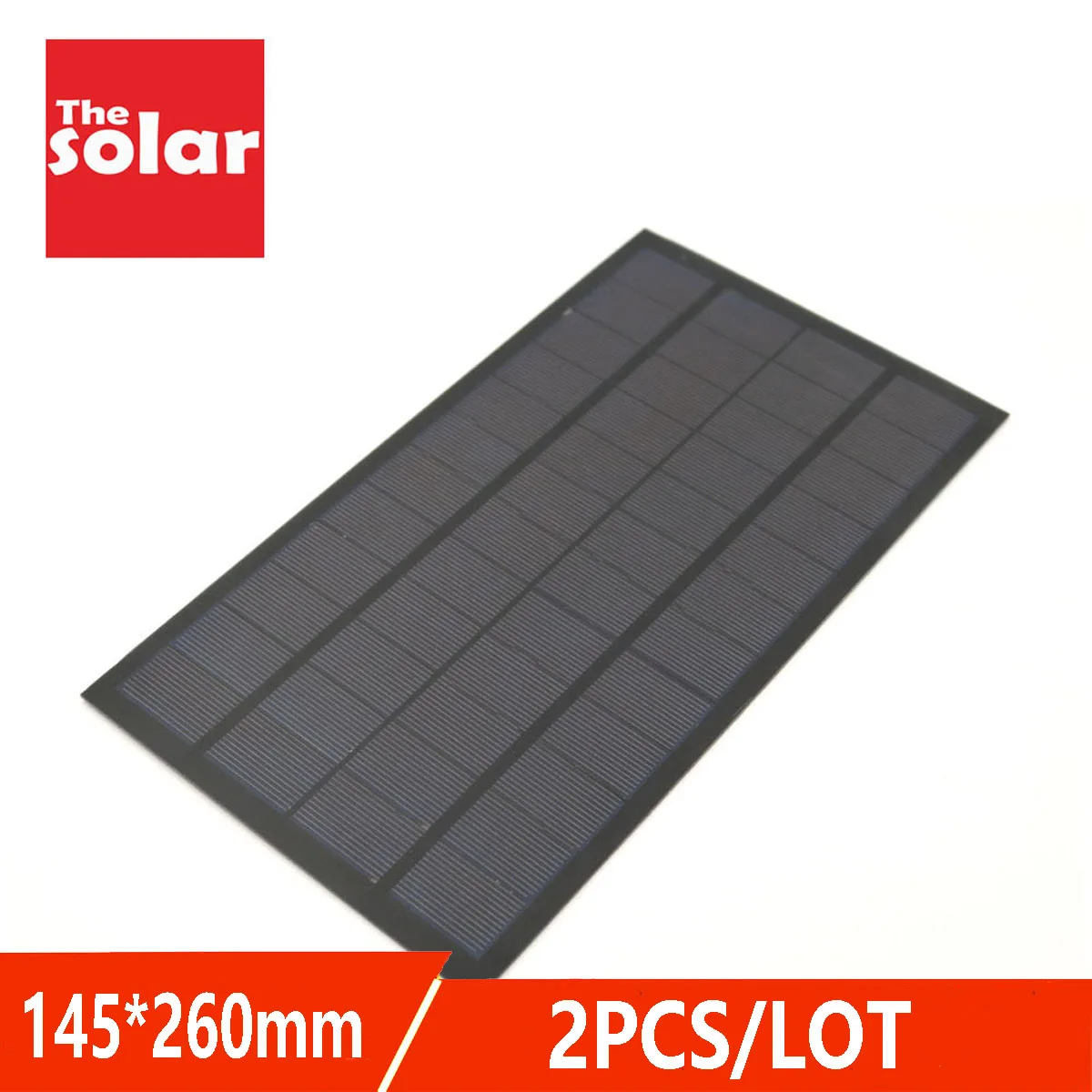Солнечная панель 2 шт./лот 12 В 7 Вт поликристаллическая сделай сам батарея из
