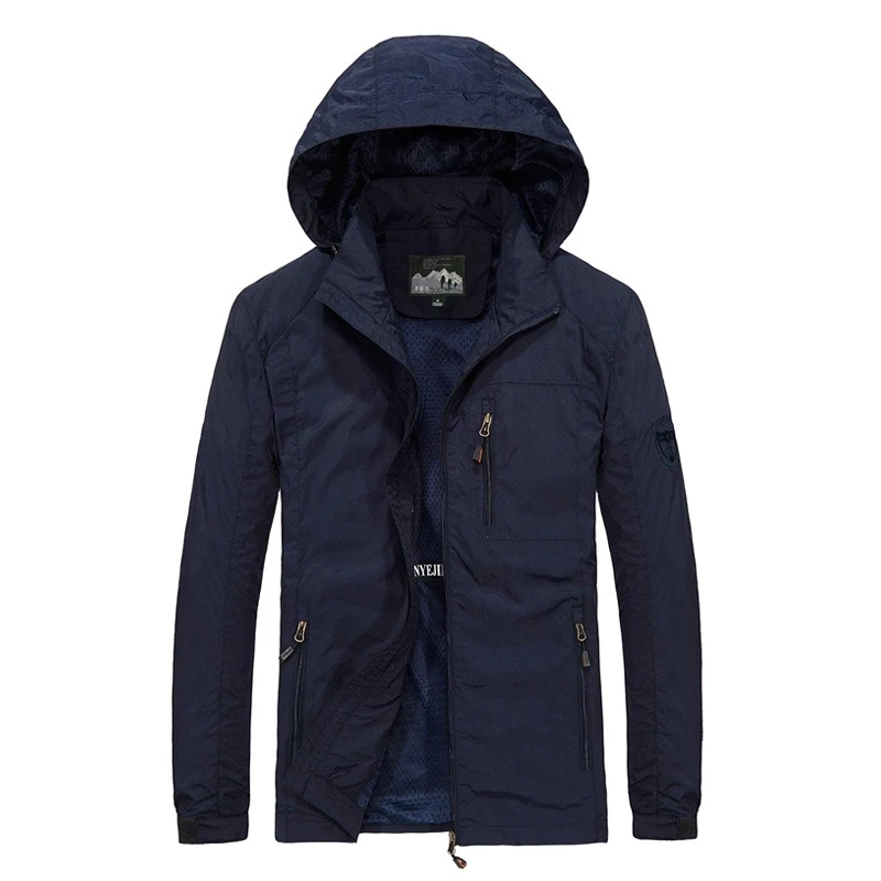 Men's Windbreaker Jackets Waterproof Military Hooded Water Proof Wind Breaker Casual Coat Male Clothing 2021 Autumn Jackets Men
Men's Windbreaker Jackets Waterproof Military Hooded Water Proof Wind Breaker Casual Coat Male Clothing 2021 Autumn Jackets Men