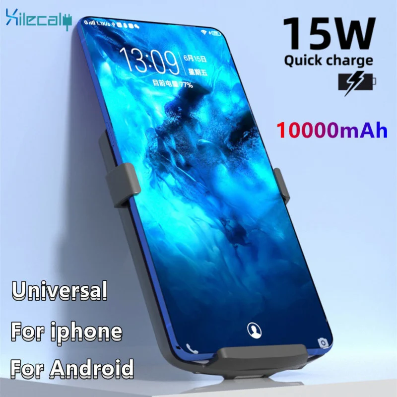 Universal Battery Charger Case For iPhone 13 12 11 Pro XR Samsung Huawei Xiaomi Power Bank Battery Charger Case Adjustable Cover
Universal Battery Charger Case For iPhone 13 12 11 Pro XR Samsung Huawei Xiaomi Power Bank Battery Charger Case Adjustable Cover