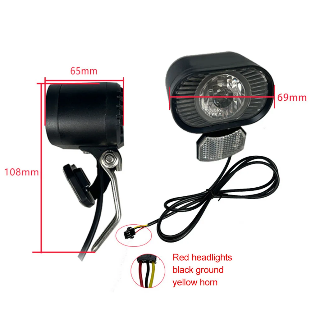 QD522 Headlight Front Light 1 Pcs DC 36V-48V For Mountain Bike IPX5 Waterproof L69mm W65mm H108mm Ultra-High Lumens
QD522 Headlight Front Light 1 Pcs DC 36V-48V For Mountain Bike IPX5 Waterproof L69mm W65mm H108mm Ultra-High Lumens
