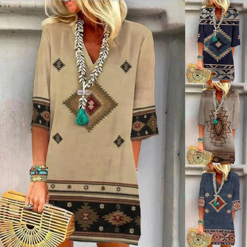 bikoles summer new indie folk v neck Short sleeves loose women's mini dress 2022 fashion casual print a line ladies dresses
bikoles summer new indie folk v neck Short sleeves loose women's mini dress 2022 fashion casual print a line ladies dresses